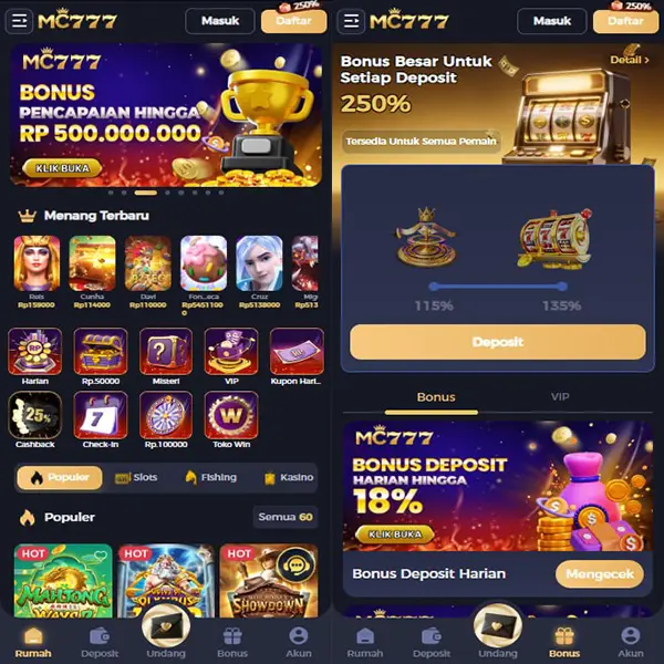mc777 Daftar Sekarang - Unduh APK