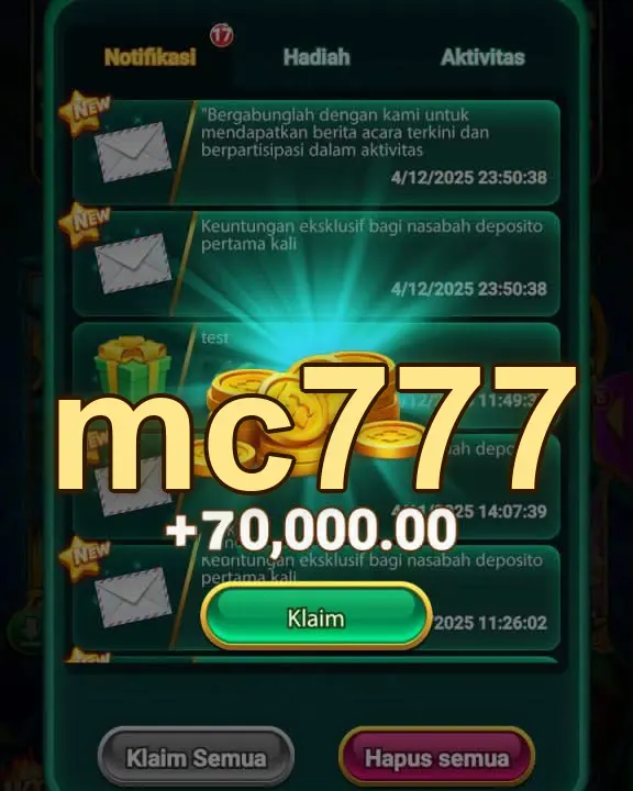 mc777 Tangkapan Layar Resmi APK